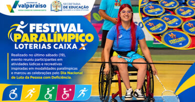 Festival Paralímpico Loterias Caixa promove Inclusão e Esporte para crianças e jovens em Valparaíso