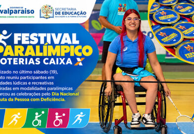 Festival Paralímpico Loterias Caixa promove Inclusão e Esporte para crianças e jovens em Valparaíso