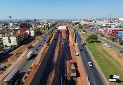 Obras do Viaduto de Valparaíso entram na fase de pavimentação asfáltica