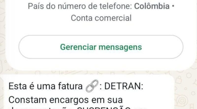 Detran-DF alerta  para mensagens falsas enviadas sobre multas e suspensão de CNH