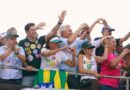 Daniel Vilela e Ronaldo Caiado participaram de megacarreatas em Valparaíso e Luziânia
